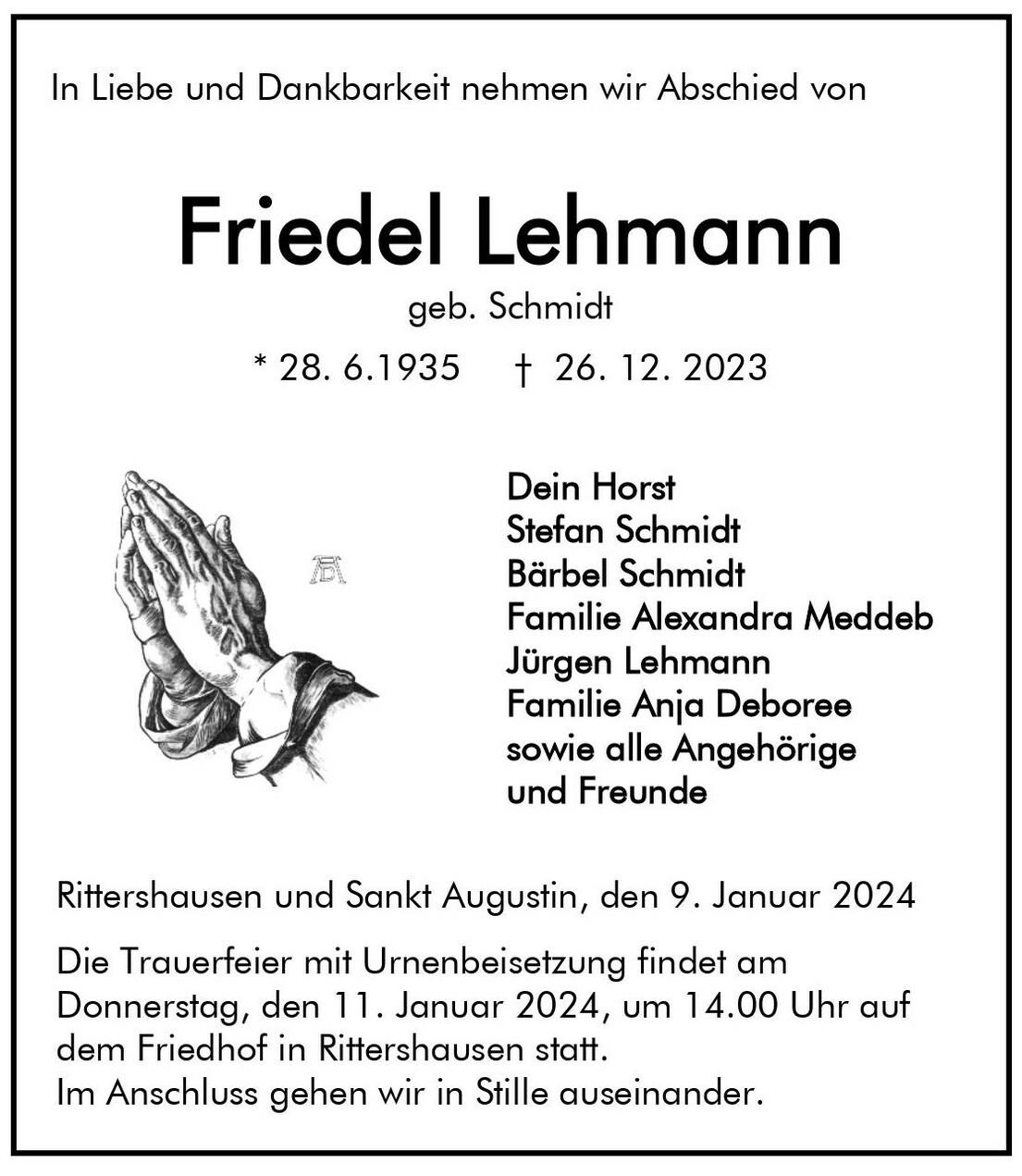 Friedel Lehmann
